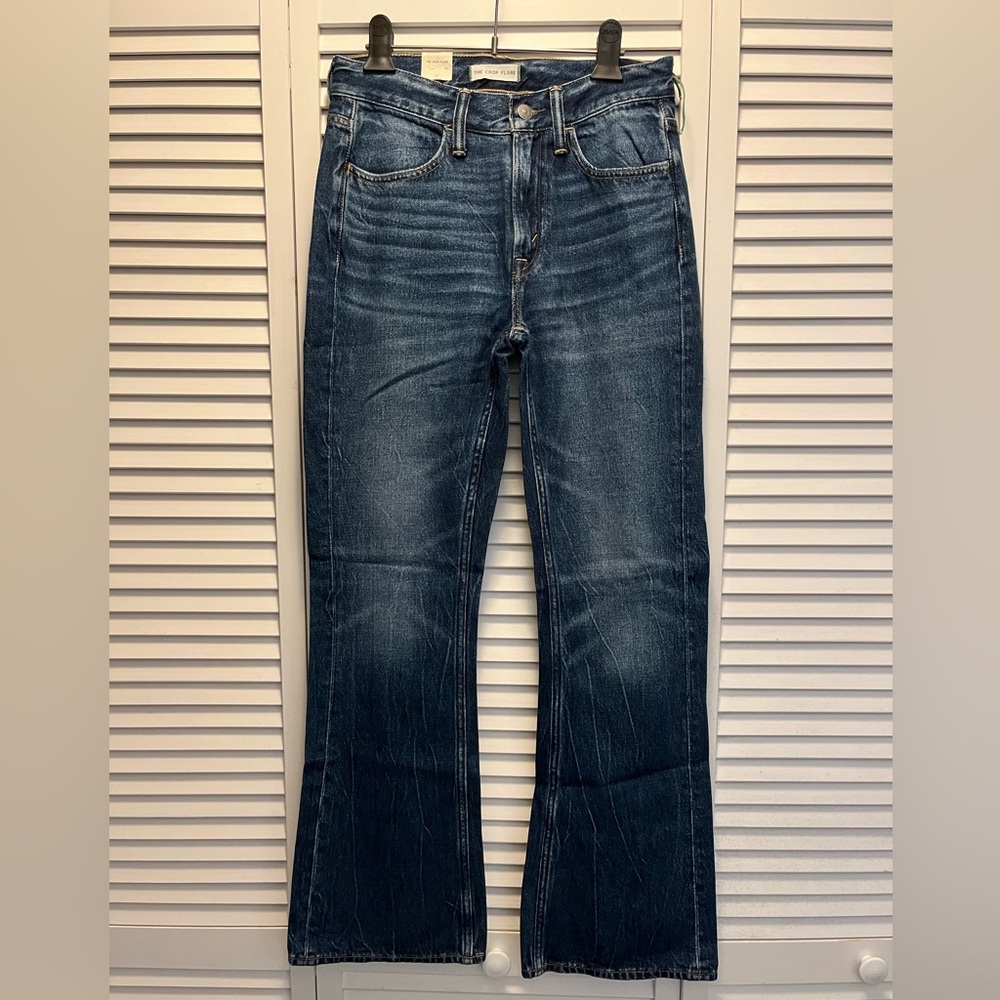 AE77 NWOT Crop Flare Denim Jeans Size 27 American Eagle